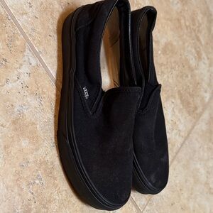 Vans Classic Black Slip-On Sneakers